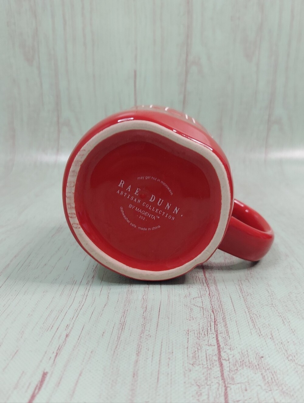 Rae Dunn Red BELIEVE Mug Christmas - Picture 5 of 6